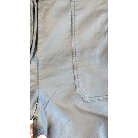 Bevy Flog Women Pants Size 28 Jogger Faux Vegan Leather Slim Fit Drawstring - Picture 2 of 8